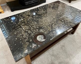 Stone top tables