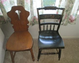 Wood chairs