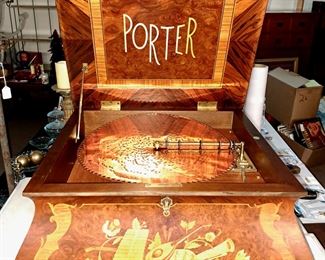 1/2 OFF ALL REMAINING ITEMS FOR SALE!!
Large 2 Day Estate Sale. Porter 15 1/2" music box
