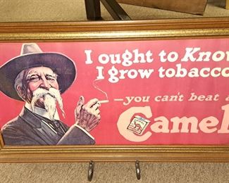 Vintage framed advertising. "Camel"