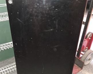 Black dorm refrigerator
