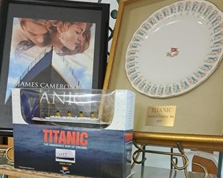 "Titanic" and "Titanic" movie memorabilia 