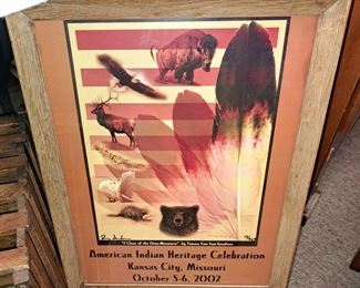 "American Indian Heritage Celebration Kansas City, Missouri" poster