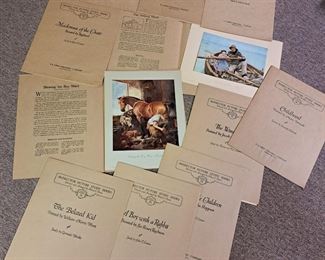 11 "Instructor Picture Study Series" primts