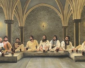 Brendel last supper oil painting and prints 