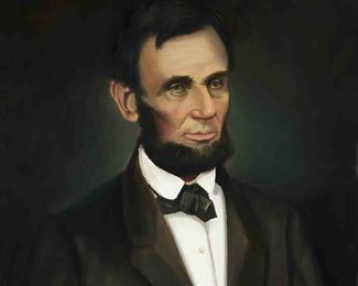 Abraham Lincoln oil painting 