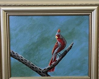 desert cardinal painting 