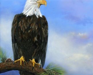 American Eagle oil painting 