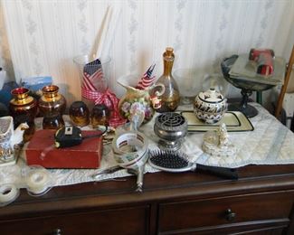 Household items bric-a-brac