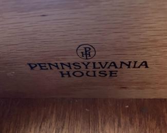 #6	Pennsylvania House 2 drawer Serving Cart on Wheels - 36-60x18x31	 $175.00 			
