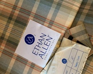 #14	Ethan Allen Side Chair w/ottoman Plaid	 $125.00 			
