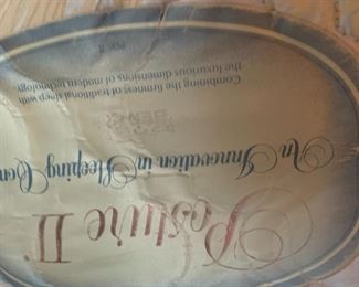 #24	Posture II Full Size Mattress/Boxsprings	 $75.00 			
#25	French Provincial Full Size Bedframe	 $120.00 			
