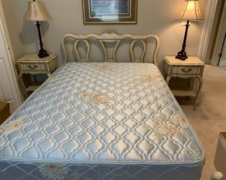 #24	Posture II Full Size Mattress/Boxsprings	 $75.00 			
#25	French Provincial Full Size Bedframe	 $120.00 			

