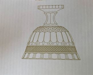 #66	Shannon Crystal Footed Bowl - 10" Tall 	 $35.00 			
