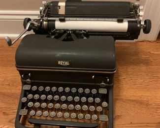 #72	Royal typewriter w/round keys	 $50.00 			
