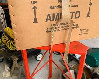 #95	hegner multimax 18 scroll saw with stand in box 	 $500.00 			
