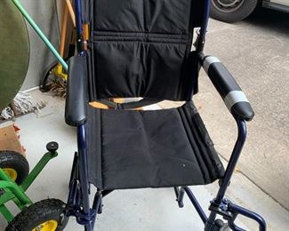 #105	Nova Transport Wheelchair - 17" Seat Width	 $40.00 			
