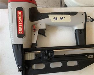 #131	Craftman 16 guage 3/4 to 2-1/2 long  air nail gun 	 $60.00 			
