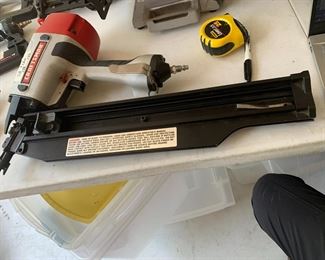 #133	Craftman full head angle framing nailer 2 to 3 1/2 length  air nailer	 $120.00 			

