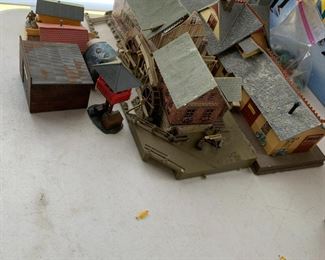 #144	6 piece train set of buildings small scale 	 $25.00 			
