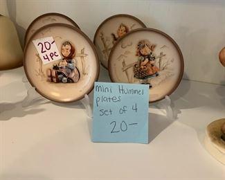 #148	Hummel plates set of 4	 $20.00 			
