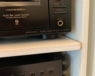 #149	Sony Stero/Cassette Deck   Model TC-WE475	 $30.00 			
#150	Sony FM Stero AM Receiver STR-DE597 	 $30.00 			
