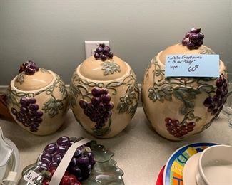 #211	Noble Excellence "Maritage" 6 pc Cannister Set	 $60.00 			
