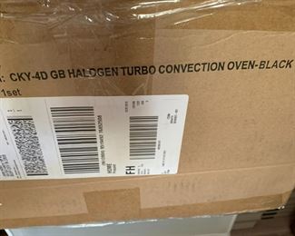 #223	Halogen Turbo Convection Oven - Black - Brand New	 $50.00 			
