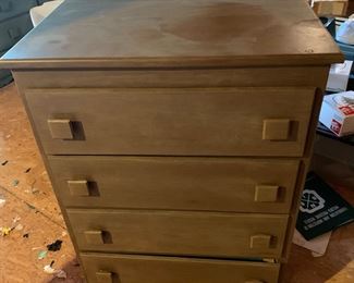 # 88.  Handmade chest of 4 drawers.   (As is).   $45