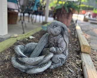 Precious garden statues. 