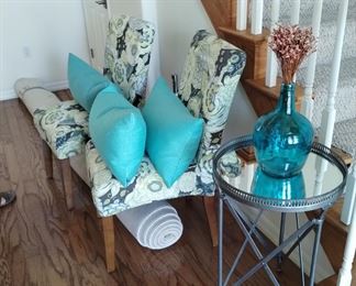 Chairs available.
We'll also have lots of throw pillows available