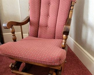 Vintage Pink Platform Rocker