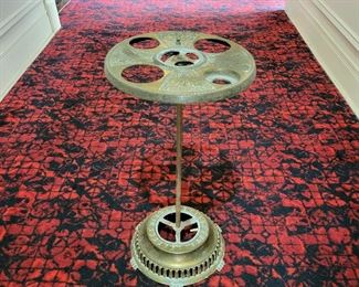 Vintage Lobby Brass Finished Smoking / Pipe Stand