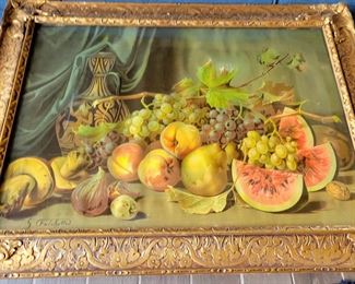 Antique Still Life by Artist G. Falchetti