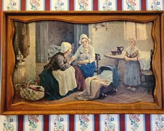 Vintage "Grandmother's Joy" Framed Print