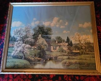 Hall Landscape with Cherry Blossoms