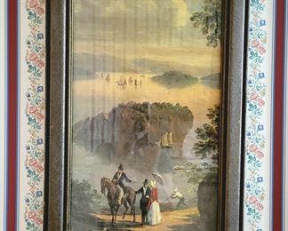 Vintage Framed Scene