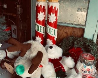 Blow mold Christmas candles