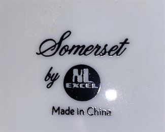 Somerset  China set