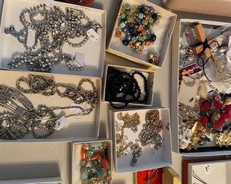 Box after box of great jewelry 