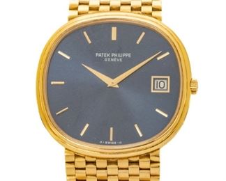 Patek Philippe (Swiss Est.1839) 18 Kt Yellow Gold Ellipse Wrist Watch H 7''
