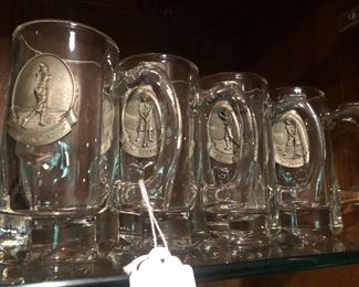 Pewter Golf emblem steins…