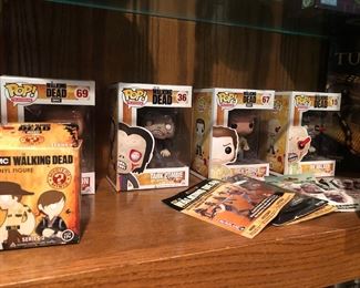 Walking Dead Pop heads in boxes!