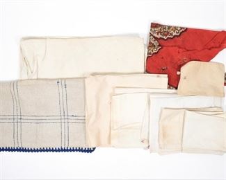 72: 19C. Doll Toy Fabric Quilt Bedding Group