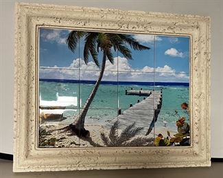 Palm Tree Tiles Picture