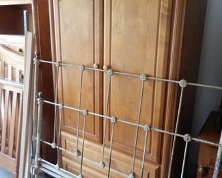 Brass Bed Headboard, Footboard and Frame