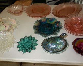 Carnival, Depression and Iridiscent Glassware