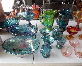 Carnival and Depression Glassware