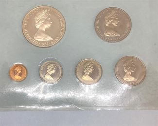 1973 British Virgin Islands Proof Set