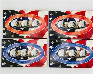 2001 and 2002 State Quarters Coin Sets